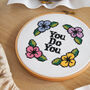 'You Do You' Cross Stitch Kit, thumbnail 2 of 8