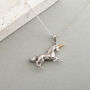 Sterling Silver Unicorn Necklace, thumbnail 1 of 4