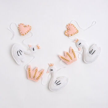 Swan Garland Felt Craft Kit, 4 of 7