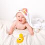 Baby Hooded Towel Rainbow, thumbnail 2 of 7