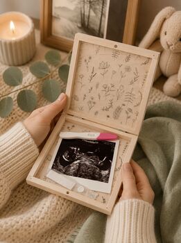 Angel Baby Scan Keepsake Box, 4 of 4