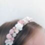 Flower Girl Blush Flower Headband, thumbnail 2 of 3