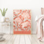 William Morris Peach Floral Art Print, thumbnail 3 of 3