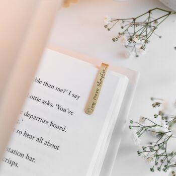 One More Chapter Handmade Bookmark, 3 of 8