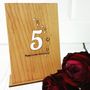 5th Wooden Anniversary Card, thumbnail 1 of 5