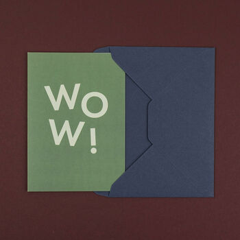 'Wow!' Congratulations And Well Done Card, 4 of 5
