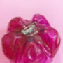 Recycled Plastic Bottle Flower Brooch/Buttonhole Pink, thumbnail 3 of 5