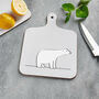 Polar Bear Mini Chopping Board, thumbnail 1 of 2