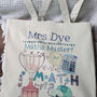 Personalised Maths Teacher Bag, thumbnail 8 of 8