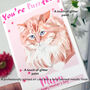‘You're Purrfect' Cat Mother's Day Card, thumbnail 2 of 4