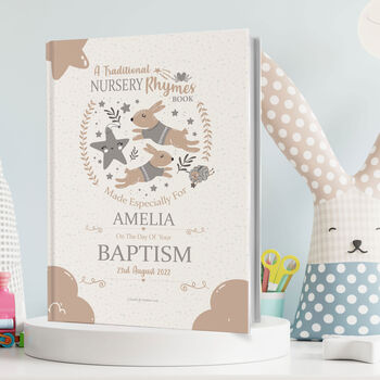 Baptism Keepsake Gift Book Personalised For Baby, 11 of 12