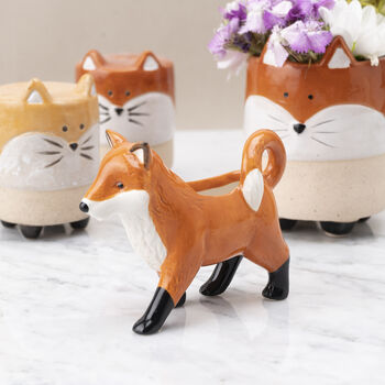 Mini Fox Milk Jug And Gift Box, 2 of 8