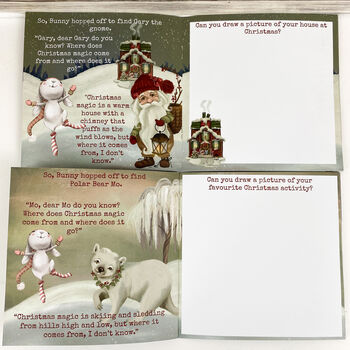 Personalised Christmas Eve Draw Along Story Book, 6 of 10