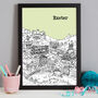 Personalised Exeter Print, thumbnail 9 of 10