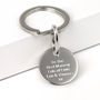 Personalised Sterling Silver Key Fob, thumbnail 4 of 6