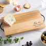 Personalised Engraved Handle Cutting Board Housewarming Gift, thumbnail 1 of 5