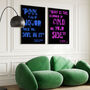 Your Own Personalised Movie/Song Quote Wall Art, thumbnail 4 of 9