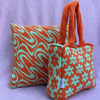 Blossom Knitted Mini Box Bag, 12 of 12