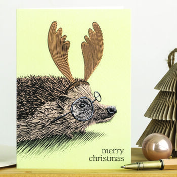 Hedgehog Christmas Card, 8 of 8
