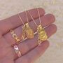 Gold Filled Zodiac Charm Necklace, thumbnail 1 of 8