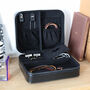 Men's Personalised Photo Black Accessories Travel Box, thumbnail 2 of 2
