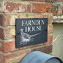 Personalised Country Pheasant House Number Sign, thumbnail 3 of 3