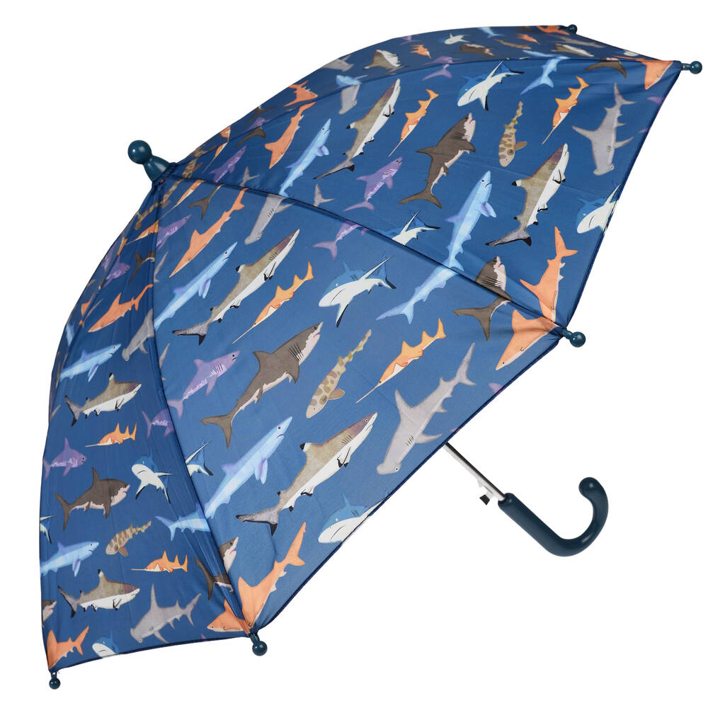 Shark Design Children's Umbrella, 1 of 9