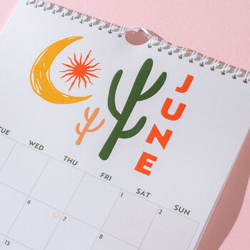 2024 Calendar | Desert Dreams | A4, 6 of 12
