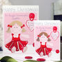 Personalised Rag Doll Relation Christmas Card, thumbnail 2 of 8