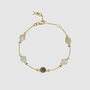 Palma Gold Friendship Gemstone Bracelet, thumbnail 2 of 4