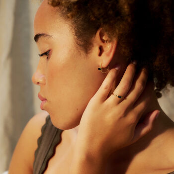 Black Onyx Baguette Ring, 9 of 9