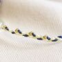 Woven Friendship Bracelet With Gold Plated Heart, thumbnail 2 of 4
