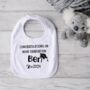 Congratulations On Your Graduation | Personalised Bibs, thumbnail 7 of 7