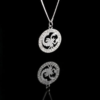 Zodiac Necklace In Sterling Silver, Gift Idea For Her, 5 of 10