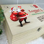 Personalised Cartoon Santa Christmas Eve Box Five Sizes, thumbnail 3 of 8