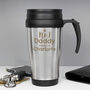 Personalised No. One Daddy Stainless Steel Travel Mug, thumbnail 2 of 4