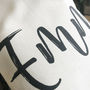 Personalised Simple Name Stocking, thumbnail 2 of 2