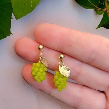 Grape Bunch Earrings Gift Set, 6 of 8