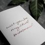 'Will You Be My Chief Bridesmaid?' Rose Gold Foil Card, thumbnail 2 of 4