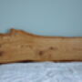 Handcrafted Steel Bed Frame And Oak Headboard, thumbnail 2 of 12