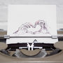 Personalisable Heart Hands Typewriter Art Print, thumbnail 4 of 12