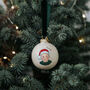 Child's Portrait Christmas Bauble, thumbnail 2 of 8