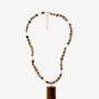 Nekomeishi Tigers Eye And Semi Precious Stones Necklace, thumbnail 5 of 6