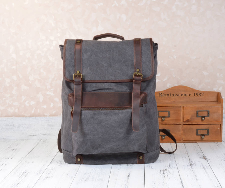Extra Large Canvas Rucksack Gift For Him By Eazo | notonthehighstreet.com