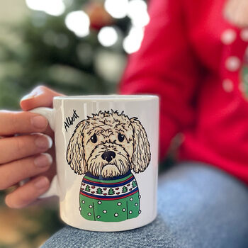Personalised Dog Lover Christmas Mug, 12 of 12