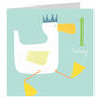 Duckling 1st Birthday Card, thumbnail 2 of 5