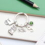 2025 Diploma Graduation Keyring, Personalised Gift Keepsake, Masters Degree, thumbnail 2 of 8