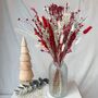 Christmas Dried Flower Arrangement With Vase, thumbnail 1 of 4