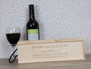 Daddy Milestones Personalised Wine, 4 of 5