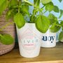 Personalised Funny Condiment Label Plant Pot With Chilli Seeds, thumbnail 1 of 2